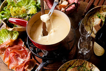 Amazing fondue in Annecy on tour with France Travel Solutions in French Winter Christmas Delights Tour