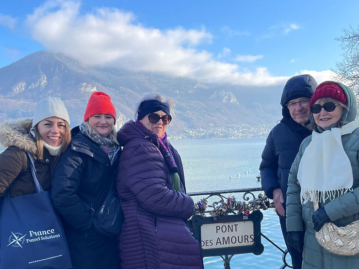 small group tour fully escorted at Annecy with France Travel Solutions