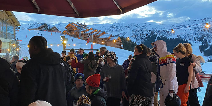 Apres ski at Meribel French Alps