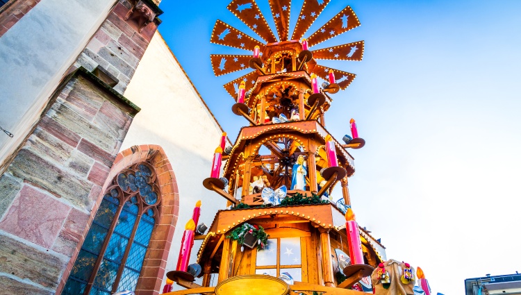 Magical Christmas extravaganzas in Switzerland and Alsace along the Rhine (port-to-port cruise) – Bale Marche Noel Sh1206590749 Cge2010 Shutterstock Cge2010