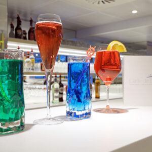 All the must-see sites on the Rhône between Lyon, Provence, and the Camargue with a dinner at Paul Bocuse’s Abbaye de Collonges Restaurant OFFERED (port-to-port cruise) – Bar Cocktails Ms Elbe Princesse Ll Elbe Croisieurope Oliver Asmussen