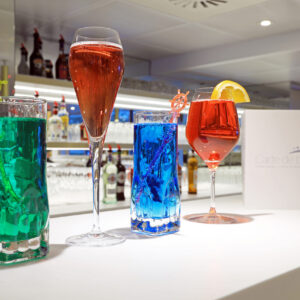 All the must-see sites on the Rhône between Lyon, Provence, and the Camargue with a dinner at Paul Bocuse’s Abbaye de Collonges Restaurant OFFERED (port-to-port cruise) – Bar Cocktails Ms Elbe Princesse Ll Elbe Croisieurope Oliver Asmussen