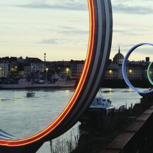 Royal New Year cruise on the Loire (port-to-port cruise) – France Loire Loire Nantes Quai Des Antilles Creation Perenne Estuaire 2007 Bernard Renoux
