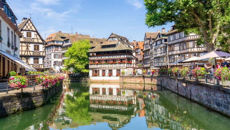 From the Heart of Alsace to Summits in the Swiss Alps (port-to-port cruise) – France Rhin Alsace Strasbourg Petite France Southtownboy Studio Shutterstock