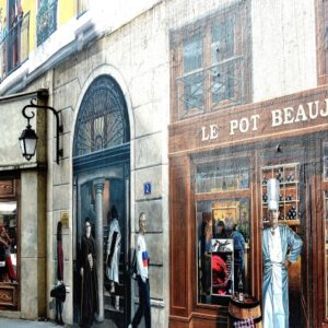 The Valleys of the Rhône and Saône: Gastronomy and vineyards (port-to-port cruise) – France Saone Rhone Lyon Fresque Stephane Pfleger