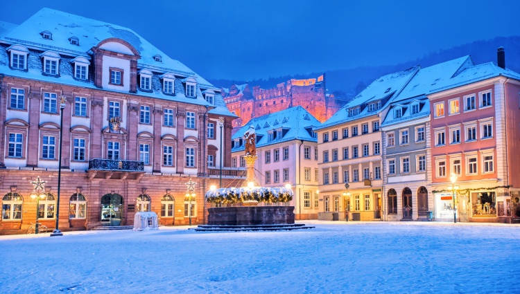 Delightful Christmas Markets in the Neckar Valley (port-to-port package) – Heidelberg Hiver Boris Stroujko Shutterstock