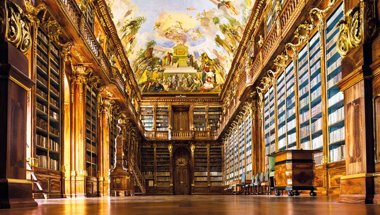 New year’s in Prague (port-to-port cruise) – Monastere Strahov Prague Bibliotheque Historique Salle Philosophique Sh157354382 Tilialucida Shutterstock