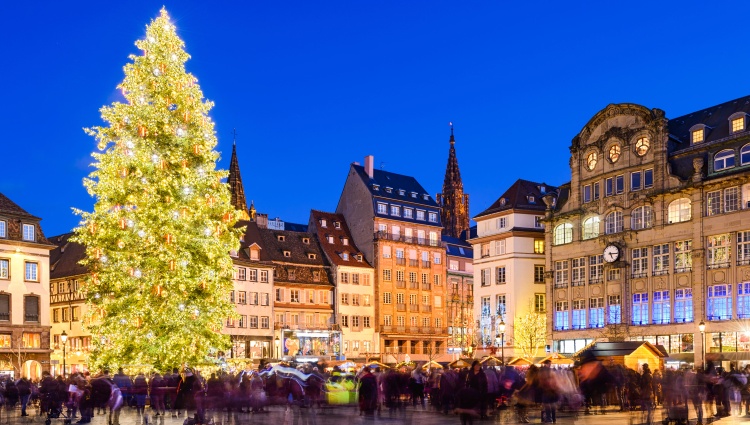 The Most Beautiful Christmas Markets on a Cruise through Alsace – Strasbourg, Colmar, delicious food, and festive lights during the pre-holiday season (port-to-port cruise) – Noel Rhin Strasbourg Croisieurope B2b Decembre22 Mapics