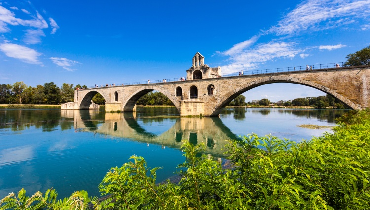 New year in the Rhône Valley (port-to-port cruise) – Rhone Avignon Pont Saint Benezet Nickolay Stanev Shutterstock