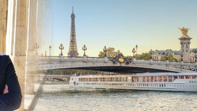French Royalty and the Seine River (port-to-port cruise) – Seine Croisiere Patrimoine Stephane Bern Roi Slider Croisieurope Laurent Menec Paul Hilbert