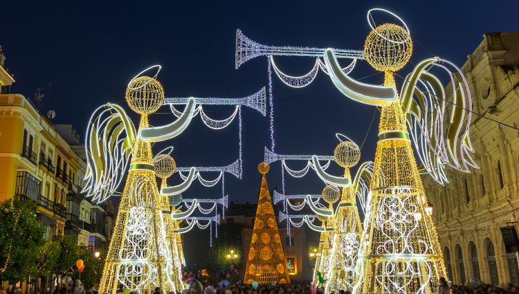 The The Soul of Christmas in Andalusia: Cruise to the Heart of the Nativity, embracing Spain’s festive traditions and enchanting Christmas markets (port-to-port cruise) – Seville Noel Decorations Andalousie Espagne As311381266 Alfredo Adobe Stock